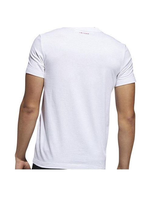adidas Gfx T China Short Sleeve Tee in White for Men Lyst UK