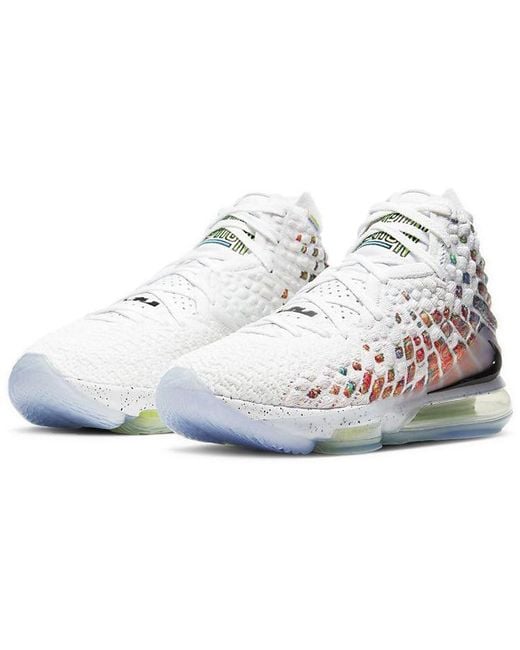 Nike White Lebron 17 Ep 'Air Command Force' for men