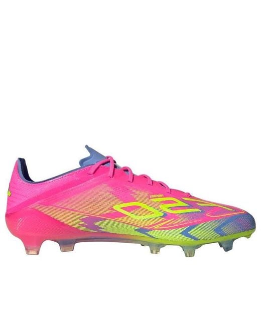Adidas Pink F50 Elite Fg 'Lucid Lemon Fusion' for men