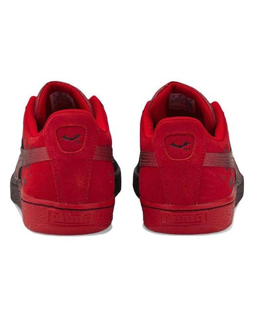 PUMA Red Batman X Suede Classic Barbados Cherry' for men