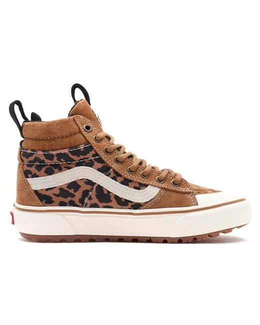 Vans Brown Sk8-hi Mte-2 High-top Sneakers Leopard
