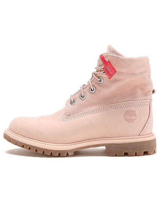 Timberland Pink (Wmns) 6 Inch Tagged Boots 'Pale'