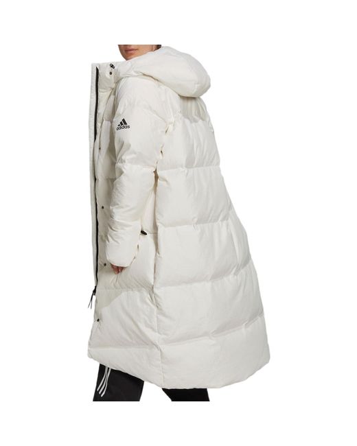 Adidas White (Wmns) Big Baffle Jacket