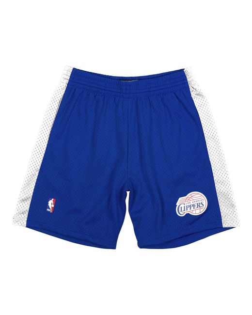 Mitchell & Ness Blue Nba Swingman Los Angeles Clippers 2002 Shorts for men
