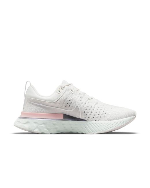 Nike White (Wmns) React Infinity Run Flyknit 2 'Platinum Tint'