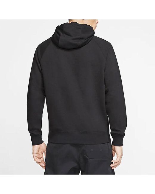 Nike Blue Sportswear Swoosh French Terry Pullover for men