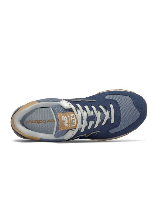 New Balance Blue 574 'Natural Maple' for men