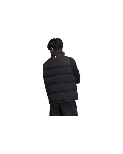 Adidas Black Util Down Vests for men