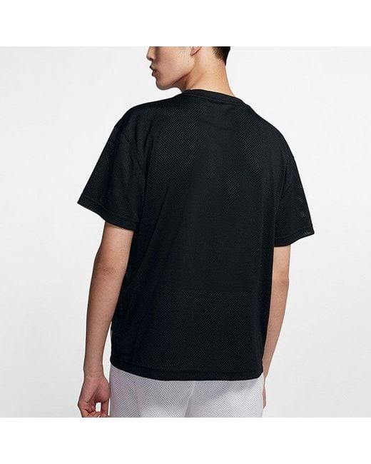 Nike Black 23 Printing Mesh Short Sleeve for men