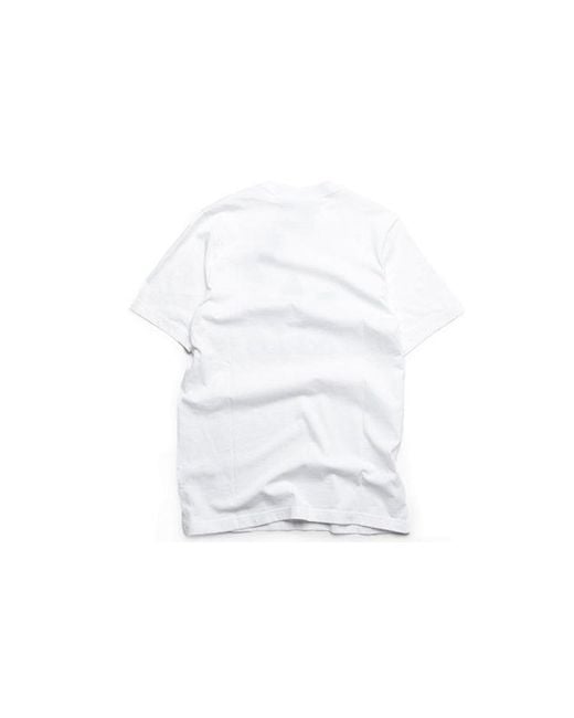 Adidas White Originals Camouflage Logo Printing Short Sleeve for men