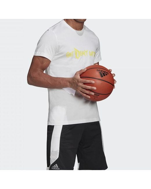 Adidas White Dame Hecklers Short Sleeve for men