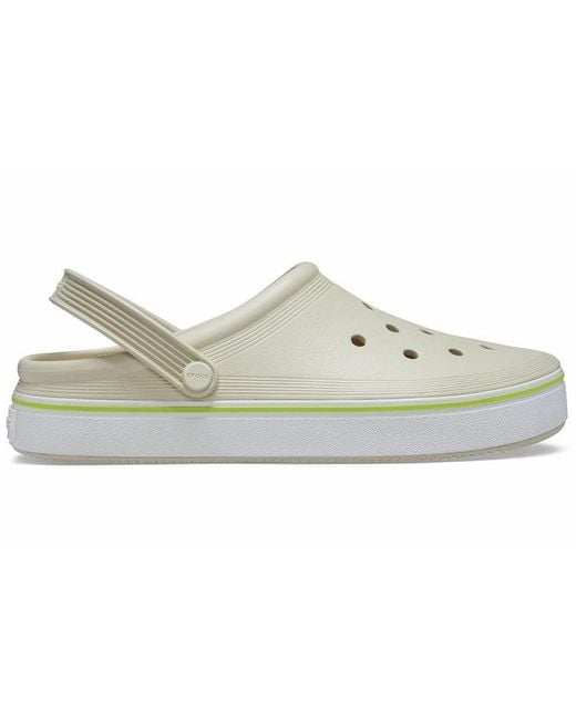 CROCSTM White Crocband Clean Clog for men