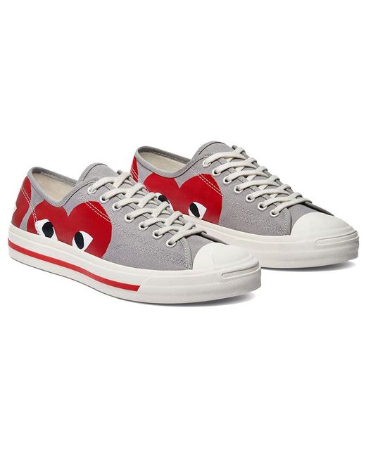 Converse Red X Comme Des Garcons Play Jack Purcell 'Drizzle' for men