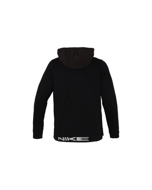 Nike Black Dri-Fit Solid Color Knit Pullover Training Sports for men