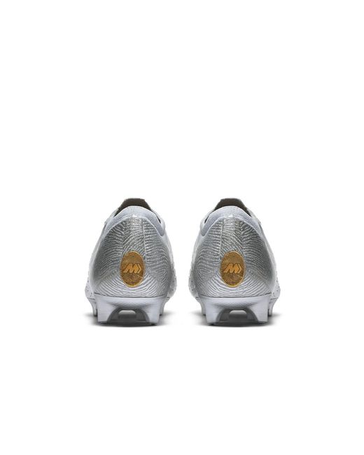 Nike Gray Mercurial Vapor 12 Elite Se Fg 'Golden Touch' for men