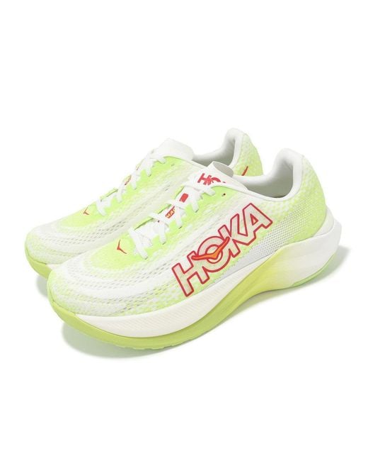 Hoka One One Yellow Mach X 'Lettuce' for men