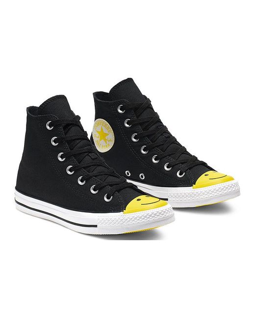 Converse Blue Chuck Taylor All Star High 'Smiley Face for men