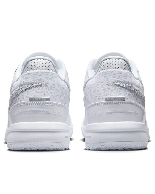 Nike White Zoom Lebron Nxxt Gen Ampd for men