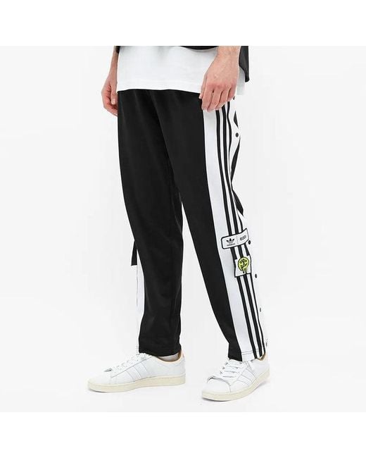 Adidas Black Originals X 032C Crossover Adibreak Side Sports Casual Long Pants for men