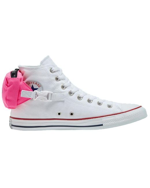 Converse White Chuck Taylor All Star High 'Buckle Up for men