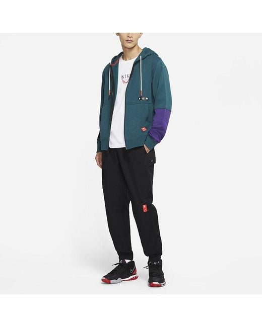 Nike Black Lacing Cargo Bundle Feet Sports Pants/Trousers/Joggers Autumn for men