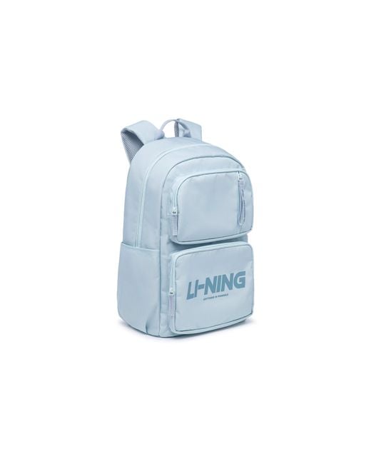 Li-ning Blue Logo Backpack 'Light'