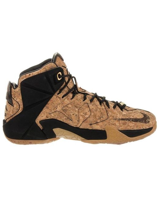 Nike Black Lebron 12 Ext 'Cork' for men