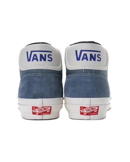 Vans Blue Og Mid Skool Lx 'Lead' for men