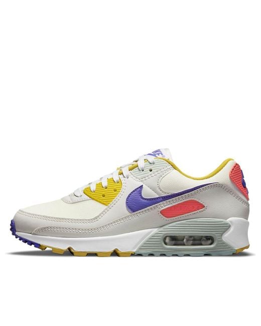 Nike White (Wmns) Air Max 90 'Summit Multi'