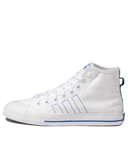 Adidas White Nizza Hi Rf for men