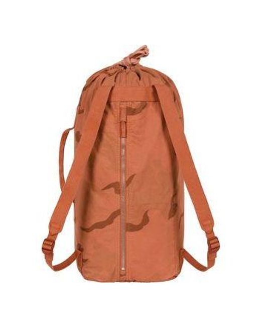 Supreme Brown X Stone Island Brushed Cotton Backpack for men
