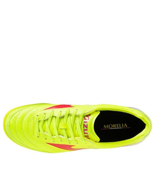 Mizuno Yellow Morelia Sala Elite Tf 'Safety Fiery Cora' for men