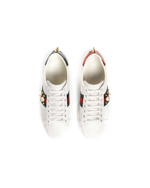 Gucci White (Wmns) Ace Studded