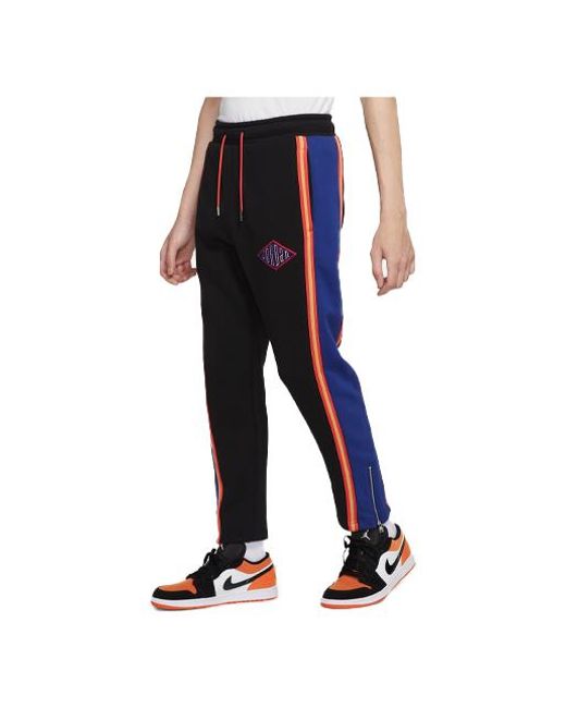 Nike Blue Sport Dna Knit Long Pants/Trousers for men