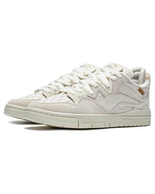 Li-ning White (Wmns) Wave Pro Skate Shoes 'Cream'