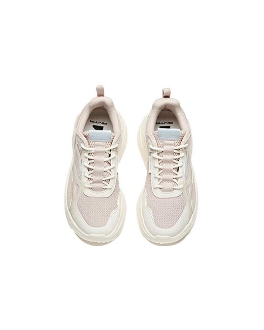 Anta White (Wmns) Life Series Sneakers 'Mix Fission'