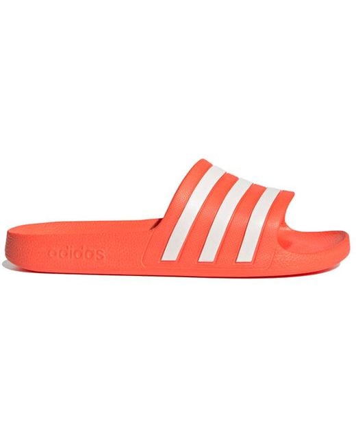 Adidas Red (Wmns) Adilette Adilette Aqua Slide 'Solar'