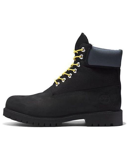 Timberland Black Heritage 6 Inch Waterproof Boots for men