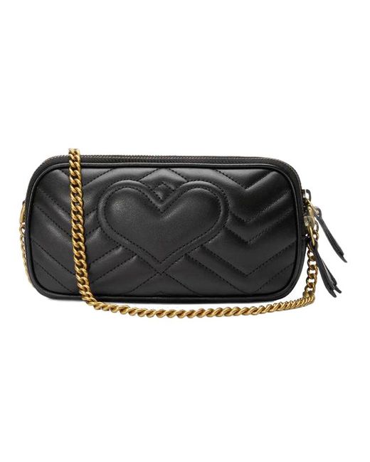 Gucci Black (Wmns) Gg Marmont Shoulder Bag Mini