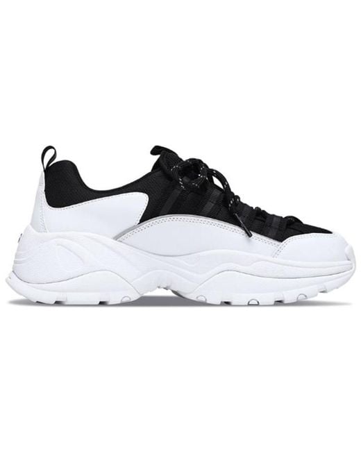 Skechers White (Wmns) Kozmiks Low-Top Running Shoes