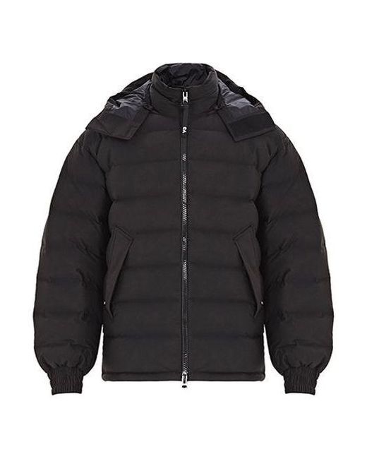 Adidas Black Y-3 Seamless Hooded Down Jacket for men