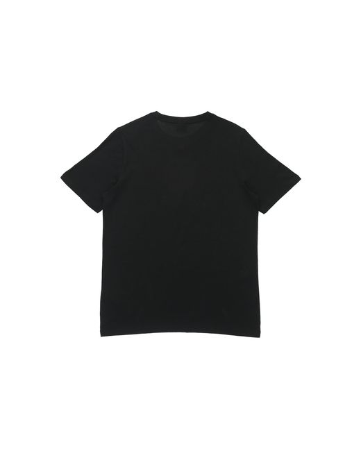 PUMA Black Athleisure Casual Sports Bronzing Logo Printing Short Sleeve for men