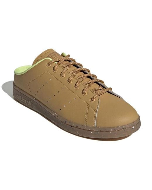 Adidas Brown Stan Smith Mule 'Plant And Grow' for men