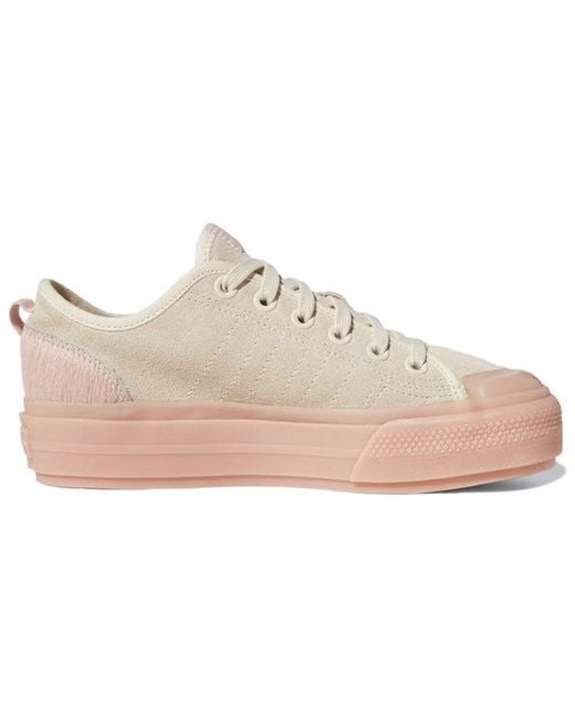Adidas White (Wmns) Nizza Rf Platform 'Vapour'