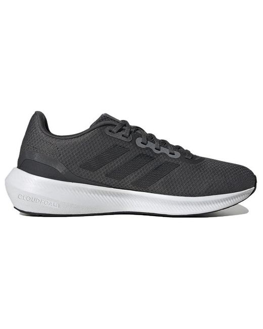 Adidas Black Runfalcon 3.0 Tr Wide Carbon' for men
