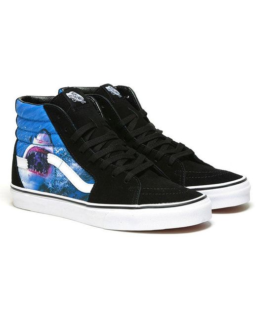 Vans Blue Shark Week X Sk8-Hi for men