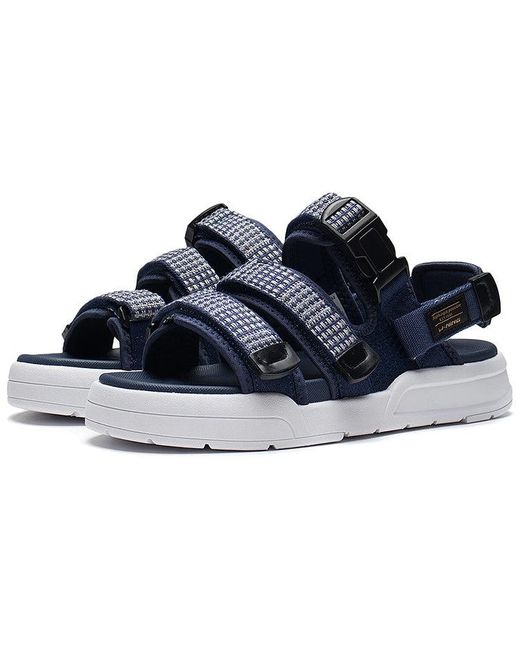 Li-ning Blue Coca Sandals for men