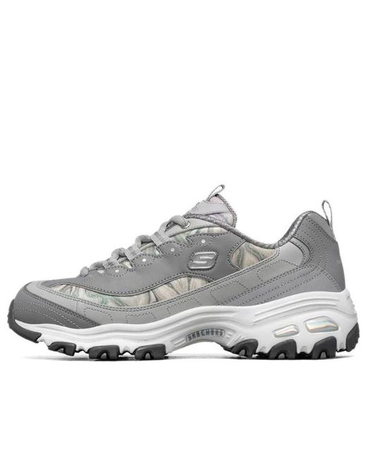 Skechers Gray D Lites 1.0 Running Shoes