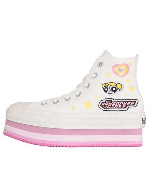 Converse Pink Chuck Taylor All Star Chunkyline Hi 'The Powerpuff Girls' for men
