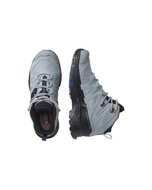 Salomon Blue (Wmns) X Ultra 4 Mid Wide Gore Tex